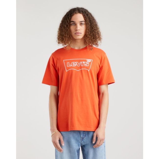 relaxed fit outline batwing t-shirt