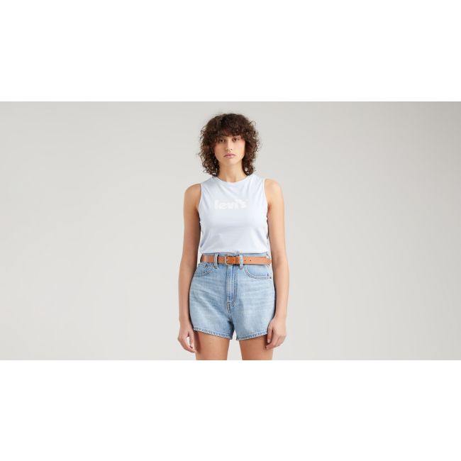 poster logo tank top