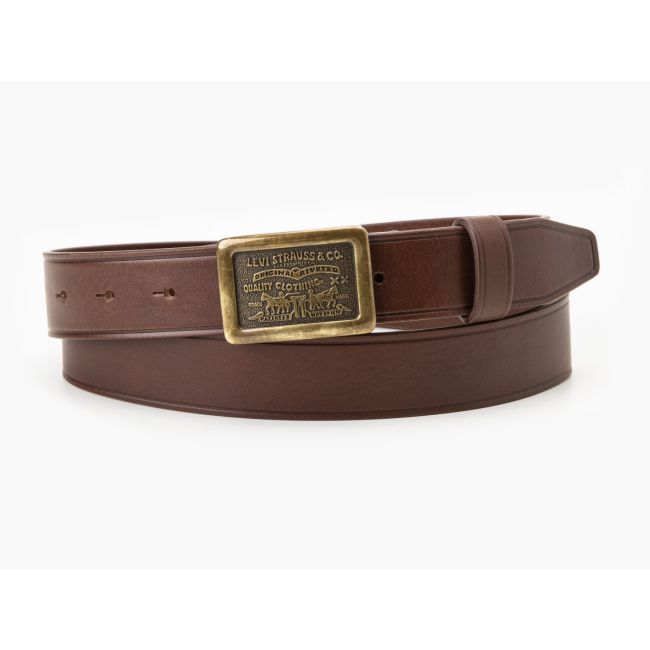 two horse logo plaque belt