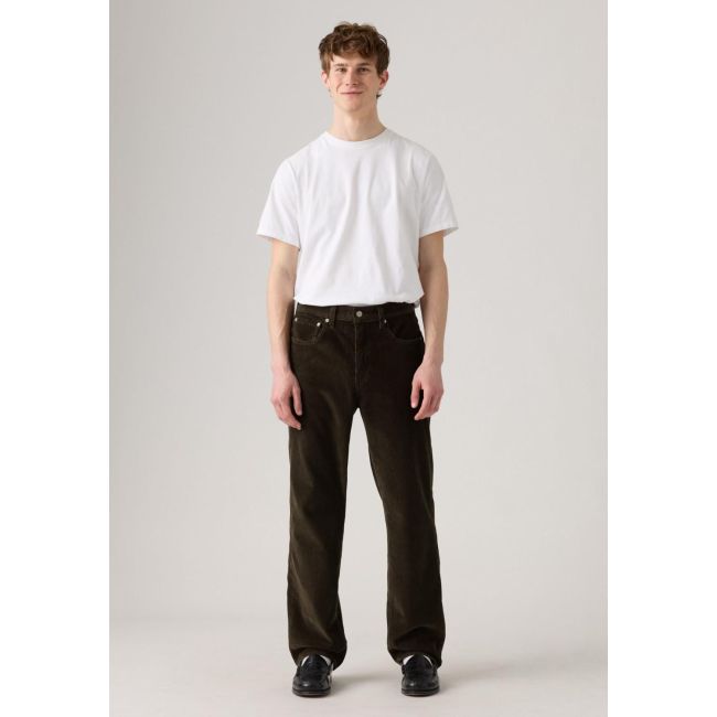 568 loose straight corduroy 11,1oz Black olive 10w cord