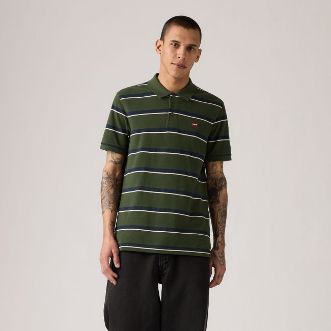 housemark alden stripe pique polo Alden stripe duffel bag