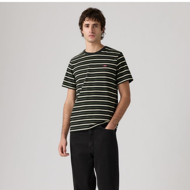 original andor stripe housemark t-shirt Andor stripe jet black