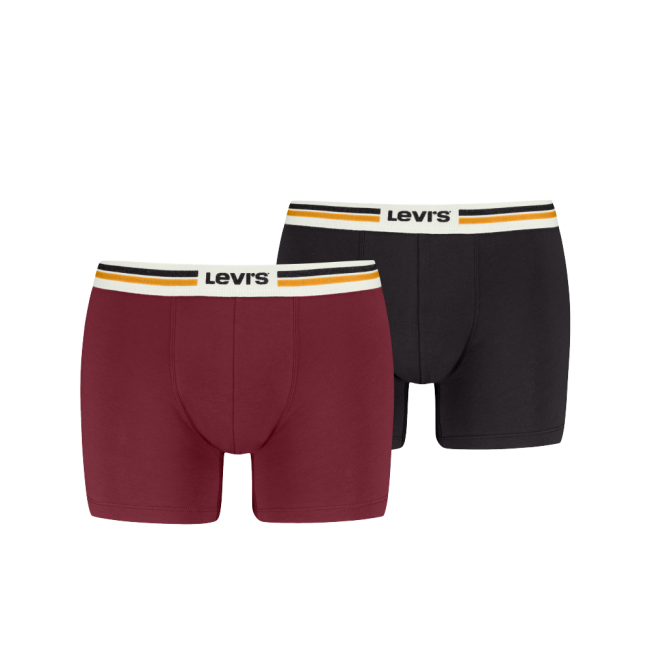 placed sprtswr logo 2-pack boxer Red/black