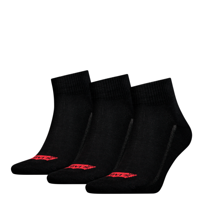 mid cut batwing logo recycled cotton 3-pack quarter