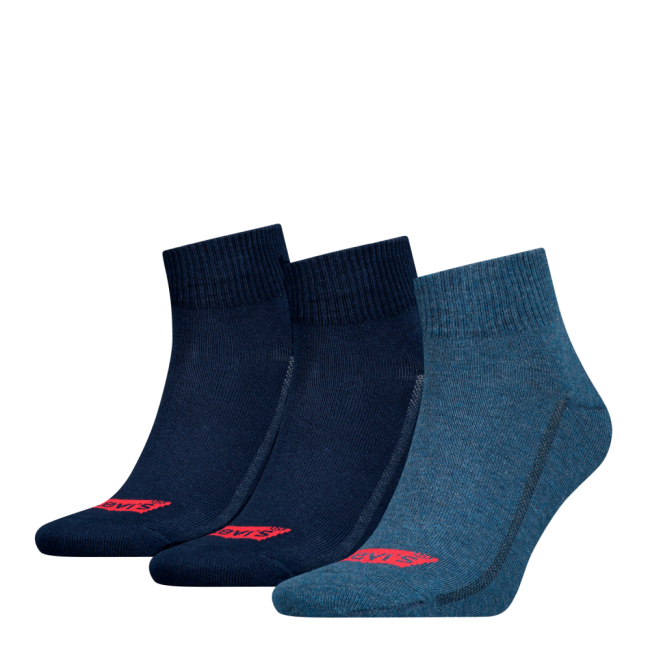 mid cut batwing logo recycled cotton 3-pack quarter