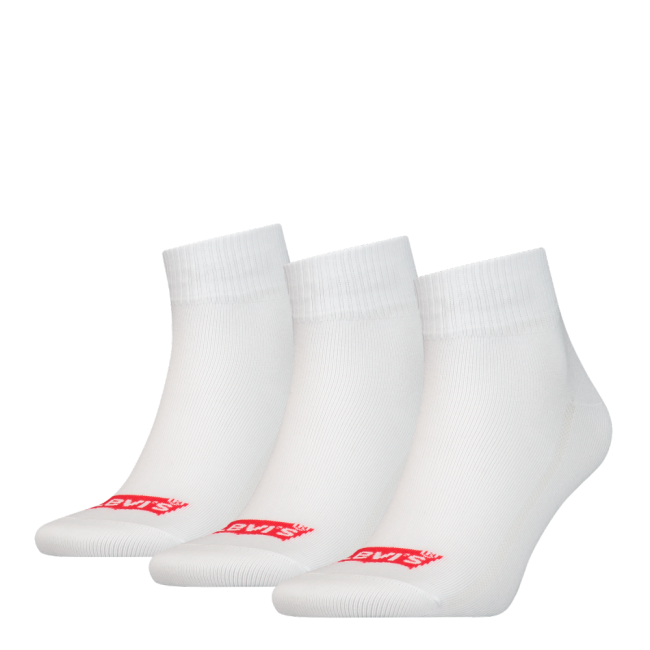 mid cut batwing logo recycled cotton 3-pack quarter