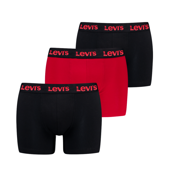 repeat logo 3-pack boxer Red combo