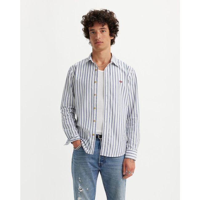 l/s battery hm slim shirt