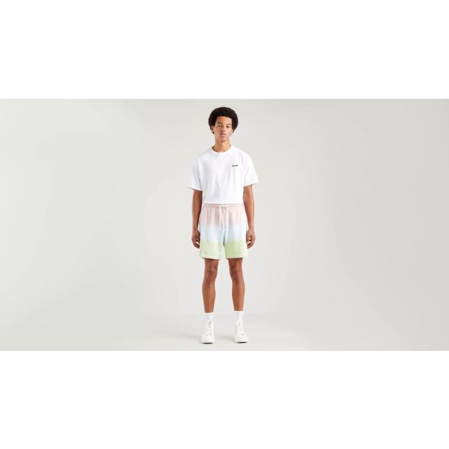 red tab fade sweatshort