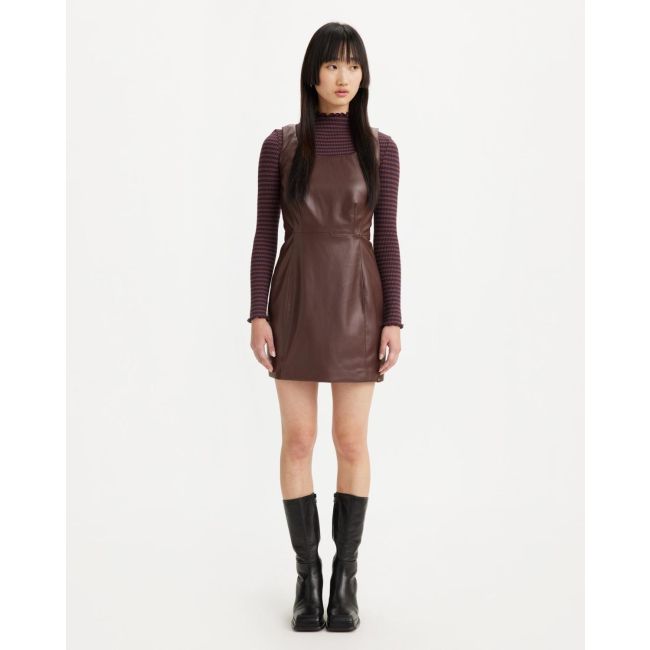 penny leather dress