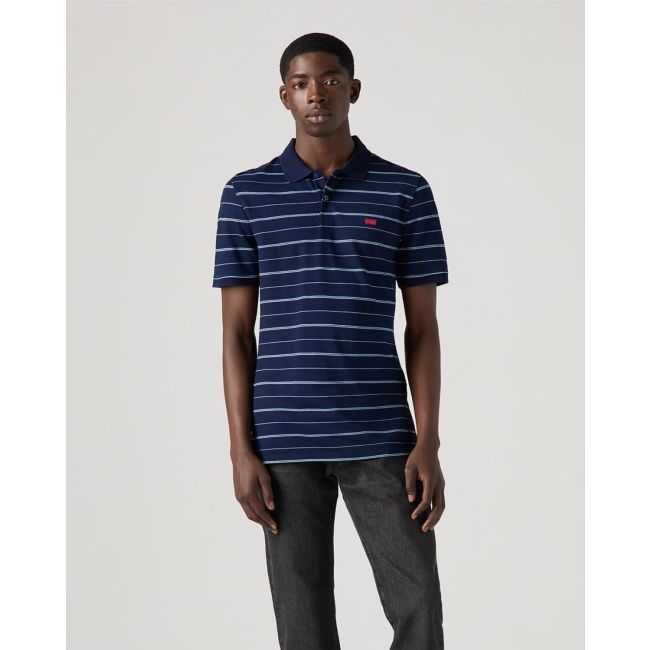 landon stripe slim housemark polo