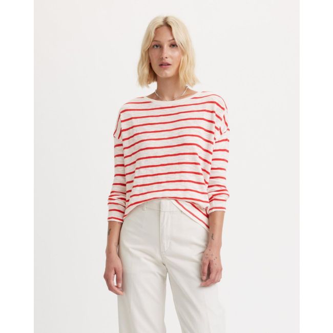 margot stripe long sleeve tee
