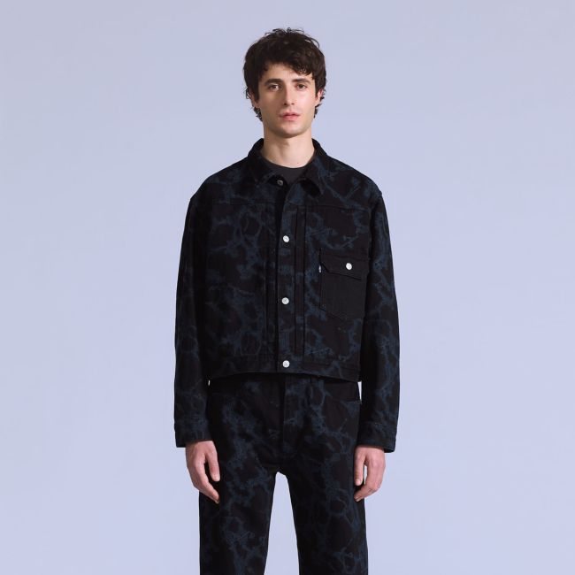 type I trucker jacket Moj hitch-blue