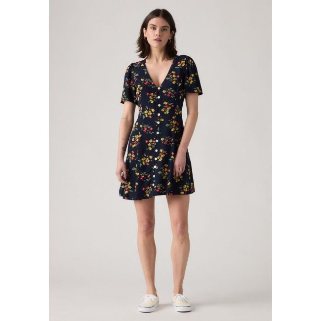 gianni emmeline floral mini dress Emmeline floral navy blazer crepe