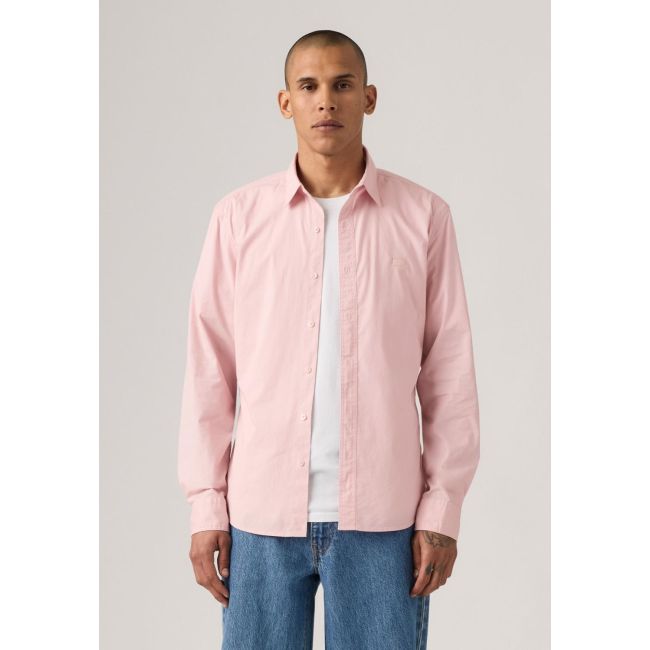 l/s battery hm poplin slim shirt Lotus