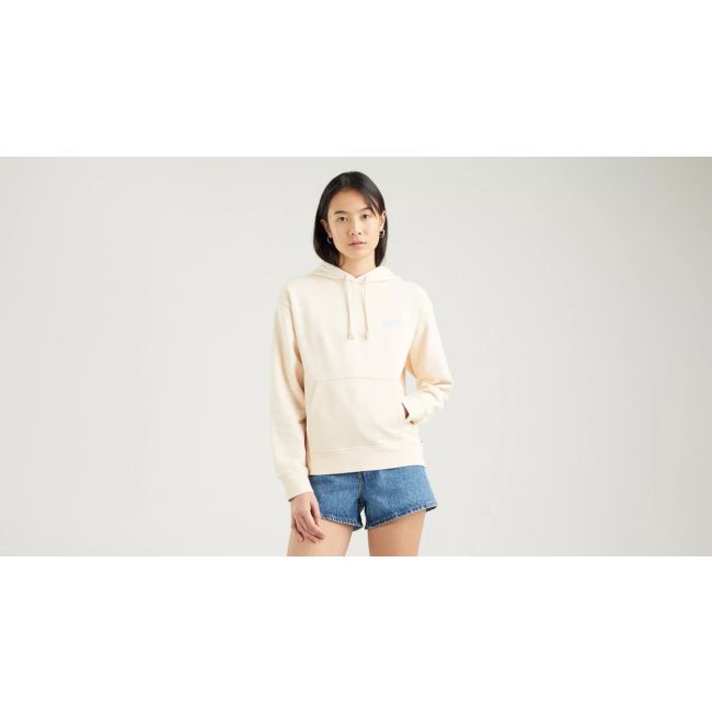 reflective poster logo hoodie Reflective poster logo peach puree