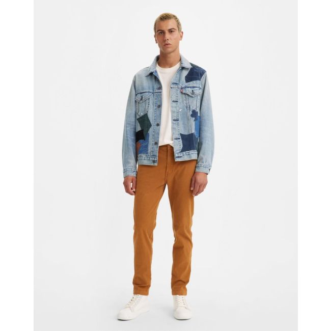 chino slim II garment dye stretch 8,6oz Monks robe shady gd