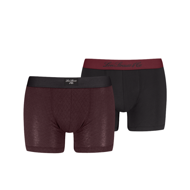 argyle yd 2-pack boxer Red/black