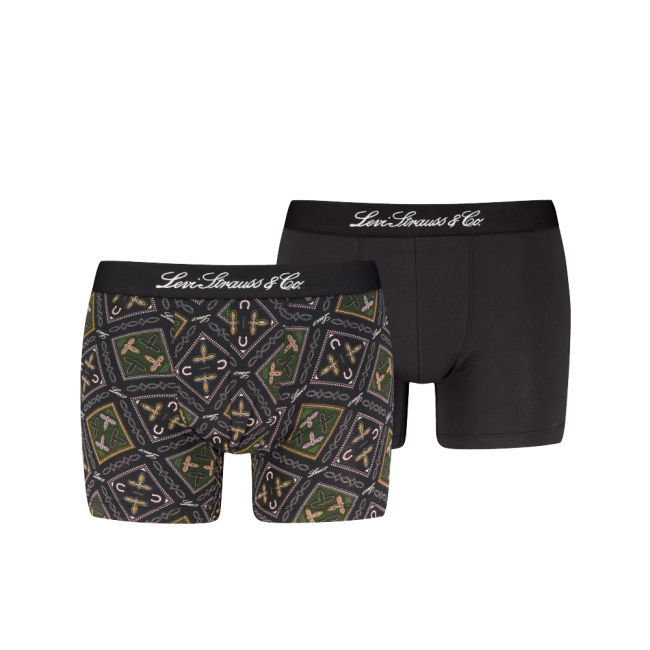 western aop 2-pack boxer Green combo