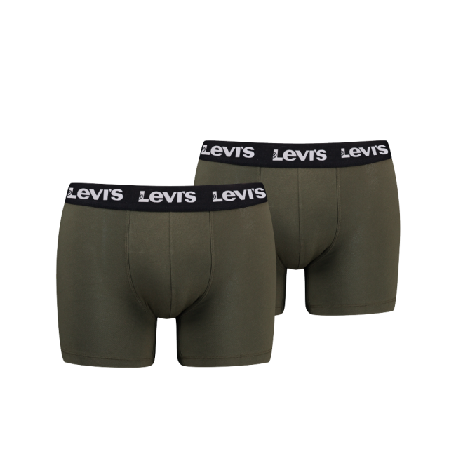 repeat logo 2-pack boxer Khaki