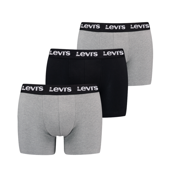 repeat logo boxer brief 3p Grey combo