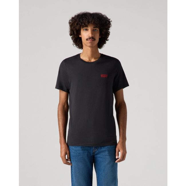 batwing logo slim t-shirt Black