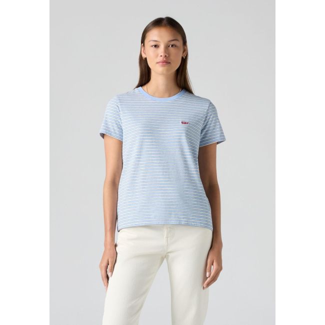 penny stripe perfect tee Penny stripe chambray blue