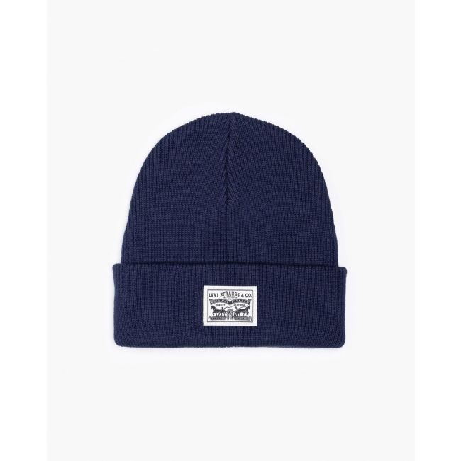 backpatch turn up beanie Dress blues