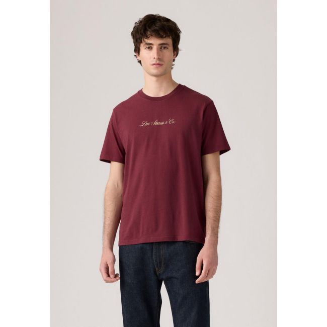 levi strauss & co crewneck t-shirt Tawny port