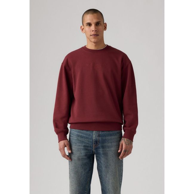 relaxed archival 2hp logo sweatshirt Tawny port