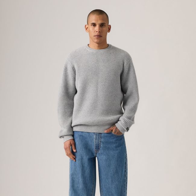 presidio crew sweater Mid tone grey heather