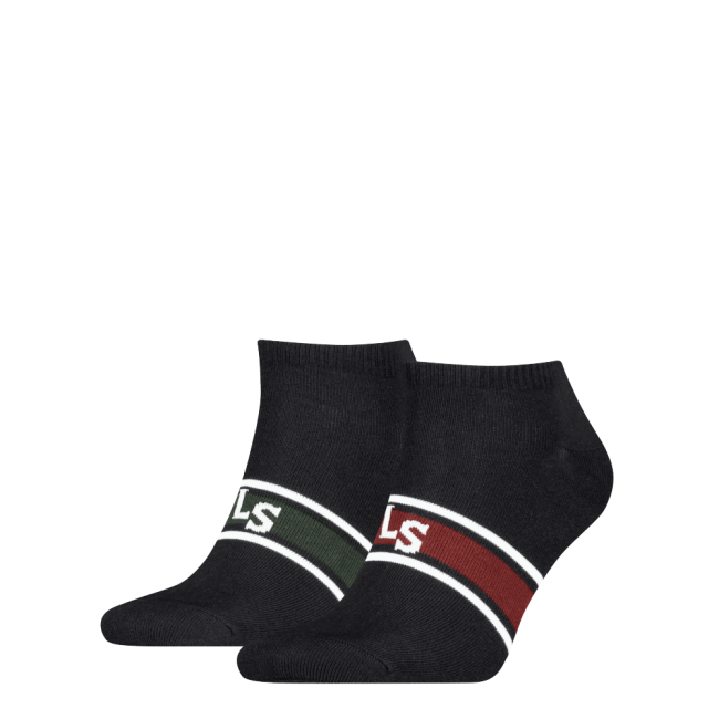 low cut logo 2-pack sneaker Black combo