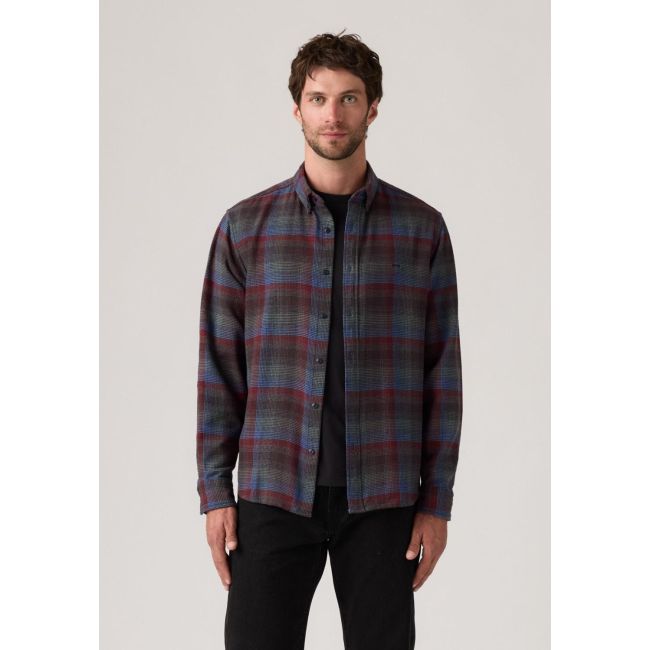 l/s plaid authentic button down shirt Bennett plaid navy blazer