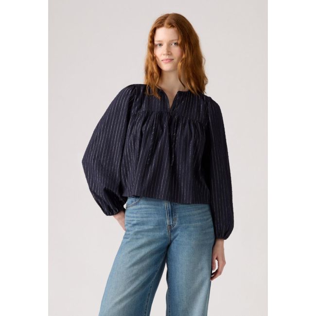 l/s josephine dobby holiday shirt Anthracite night