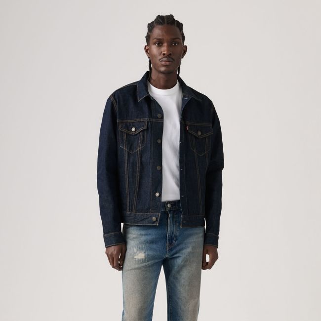 the trucker jacket 12,5oz Wash it out rinse