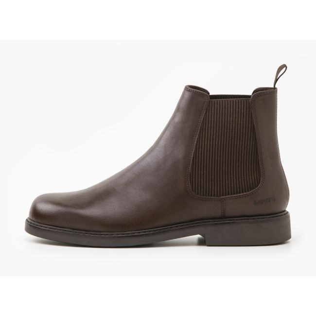 amos chelsea boots Dark brown