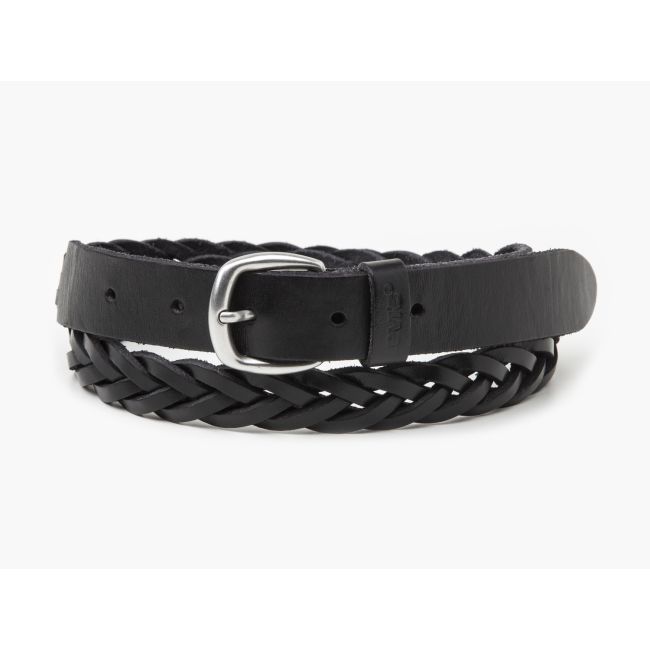 women braid belt Regular black