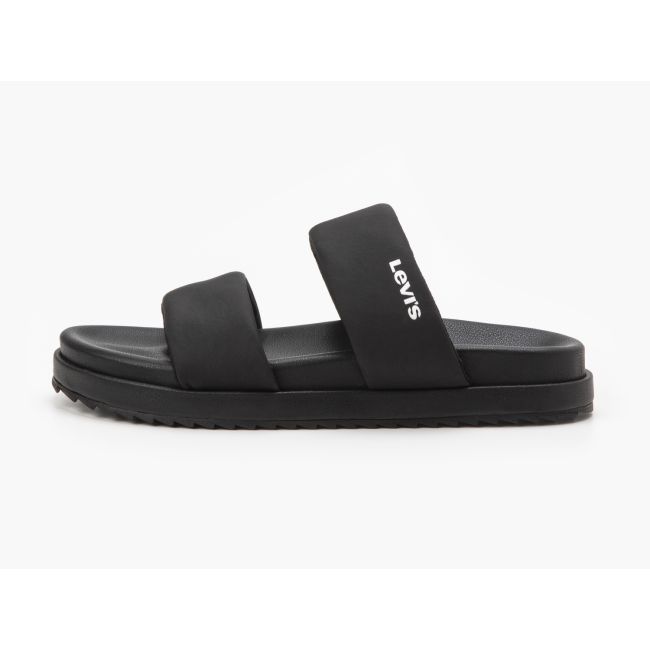 lydia padded sandal Full black