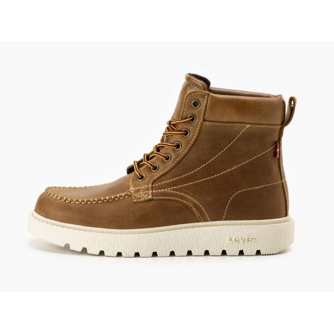 abner red tab boots Brown