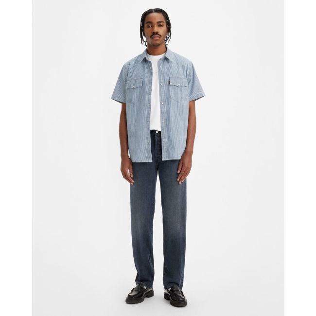 501 Jeans stretch 15,25oz Blue black stretch