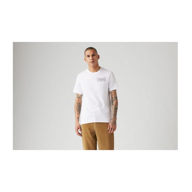 graphic crewneck t-shirt White