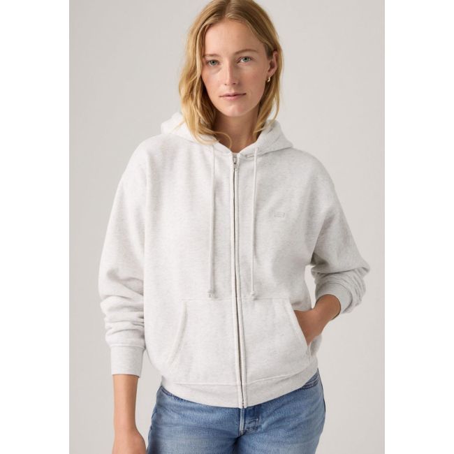 everyday zip hoodie Orbit heather gray