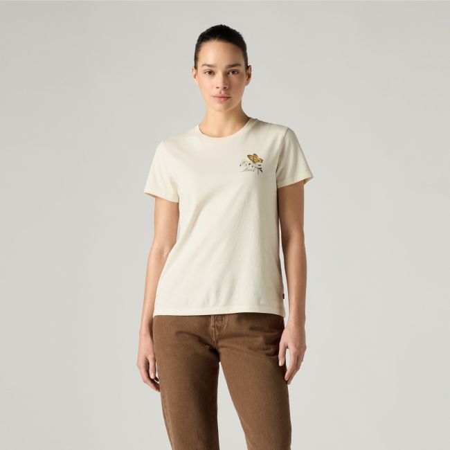 butterfly logo perfect tee Butterfly on daisy egret