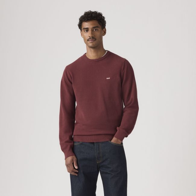 lightweight hm sweater Oxblood red