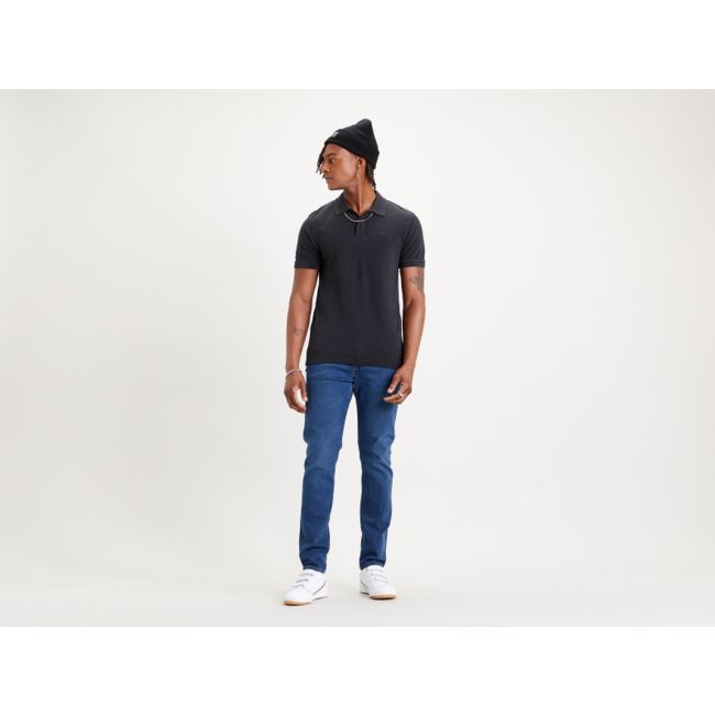 512 slim taper tech stretch 13oz Amalfi pool blue black od adv