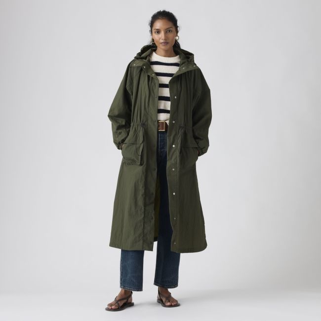 simone bubble long parka Deep depths