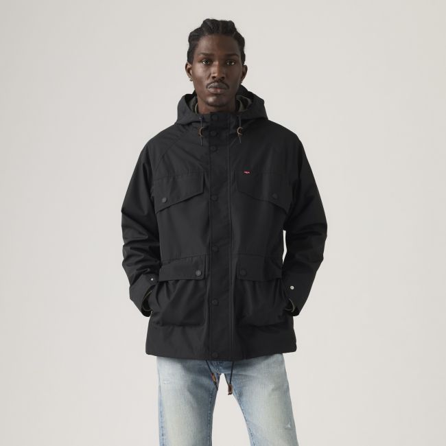marina utility parka Jet black