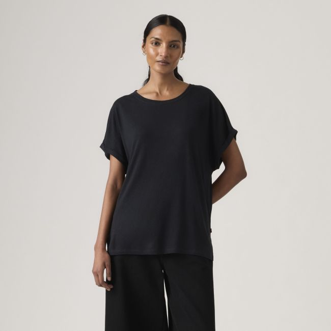 lori linen dolman tee Anthracite night