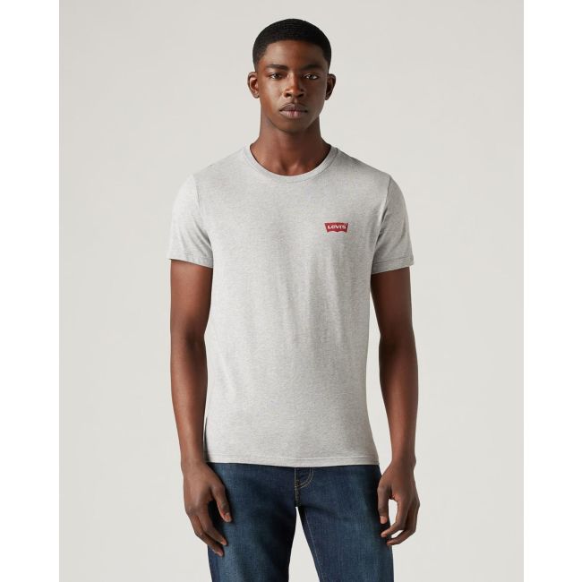 batwing logo slim t-shirt Mid tone grey heather