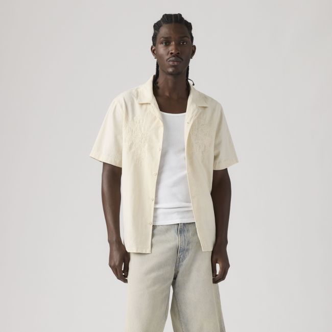 s/s sunset camp standard shirt Oatmeal